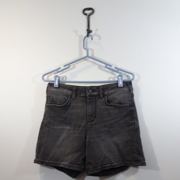 PILCRO AND THE LETTERPRESS Script Shorts Size 28 Gray Black Stretchy - Picture 1 of 8